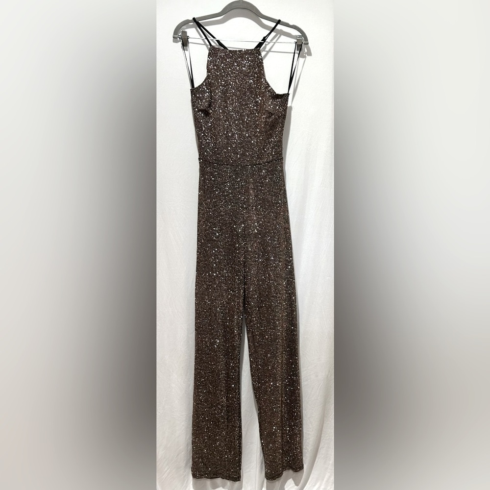 Elegant Brown Jumpsuit